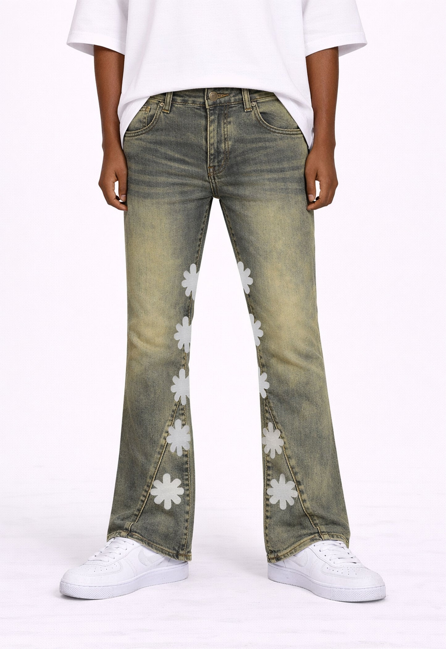 VINTAGE ASTERISK FLARE DENIM denim | STREETWEAR APPAREL | UNDEVELOPED
