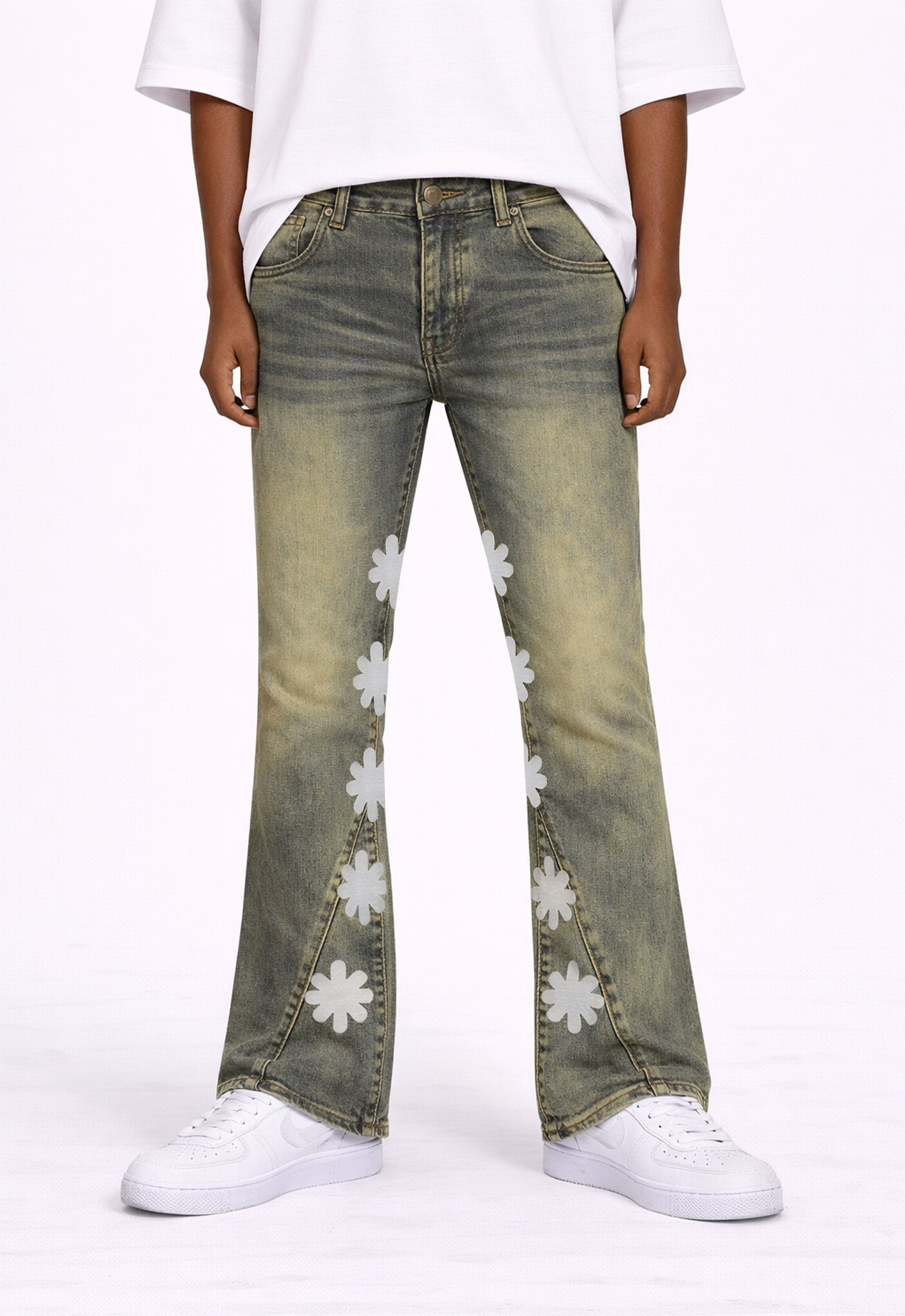 VINTAGE ASTERISK FLARE DENIM denim | STREETWEAR APPAREL | UNDEVELOPED