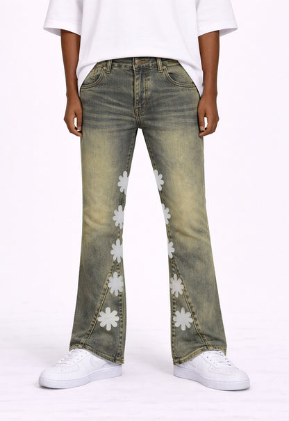 VINTAGE ASTERISK FLARE DENIM denim | STREETWEAR APPAREL | UNDEVELOPED