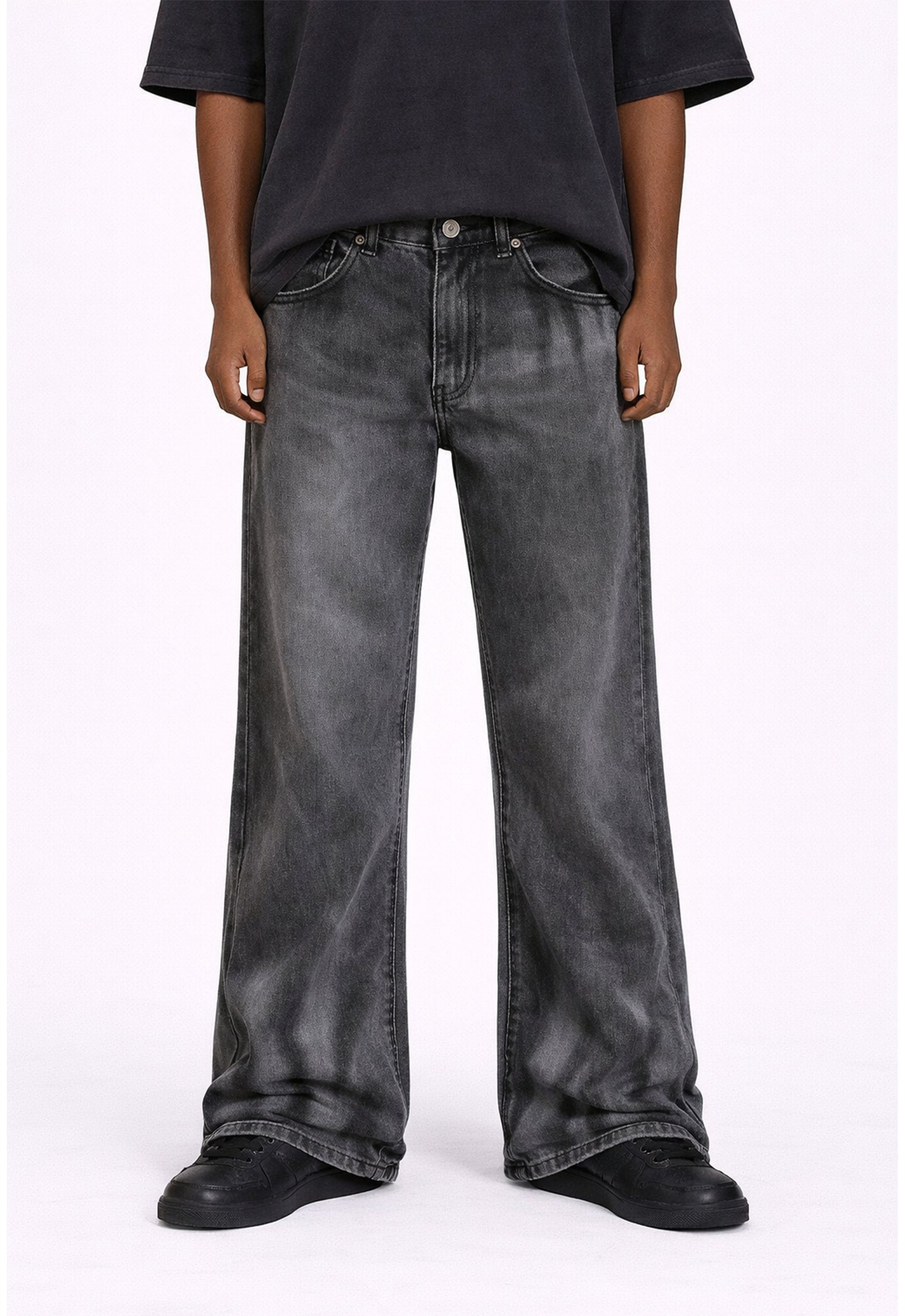 GREY VINTAGE FLARE DENIM denim | STREETWEAR APPAREL | UNDEVELOPED