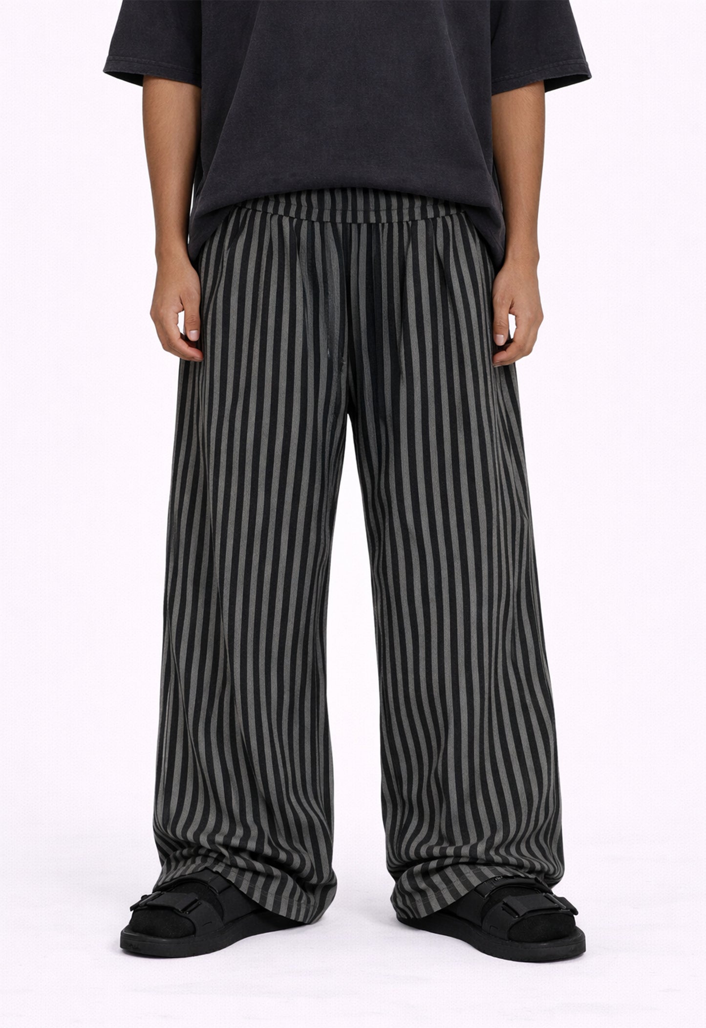NOIR STRIPED LOUNGE PANTS cargo pants | STREETWEAR APPAREL | UNDEVELOPED