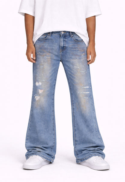 DIRT FLARE DENIM denim | STREETWEAR APPAREL | UNDEVELOPED