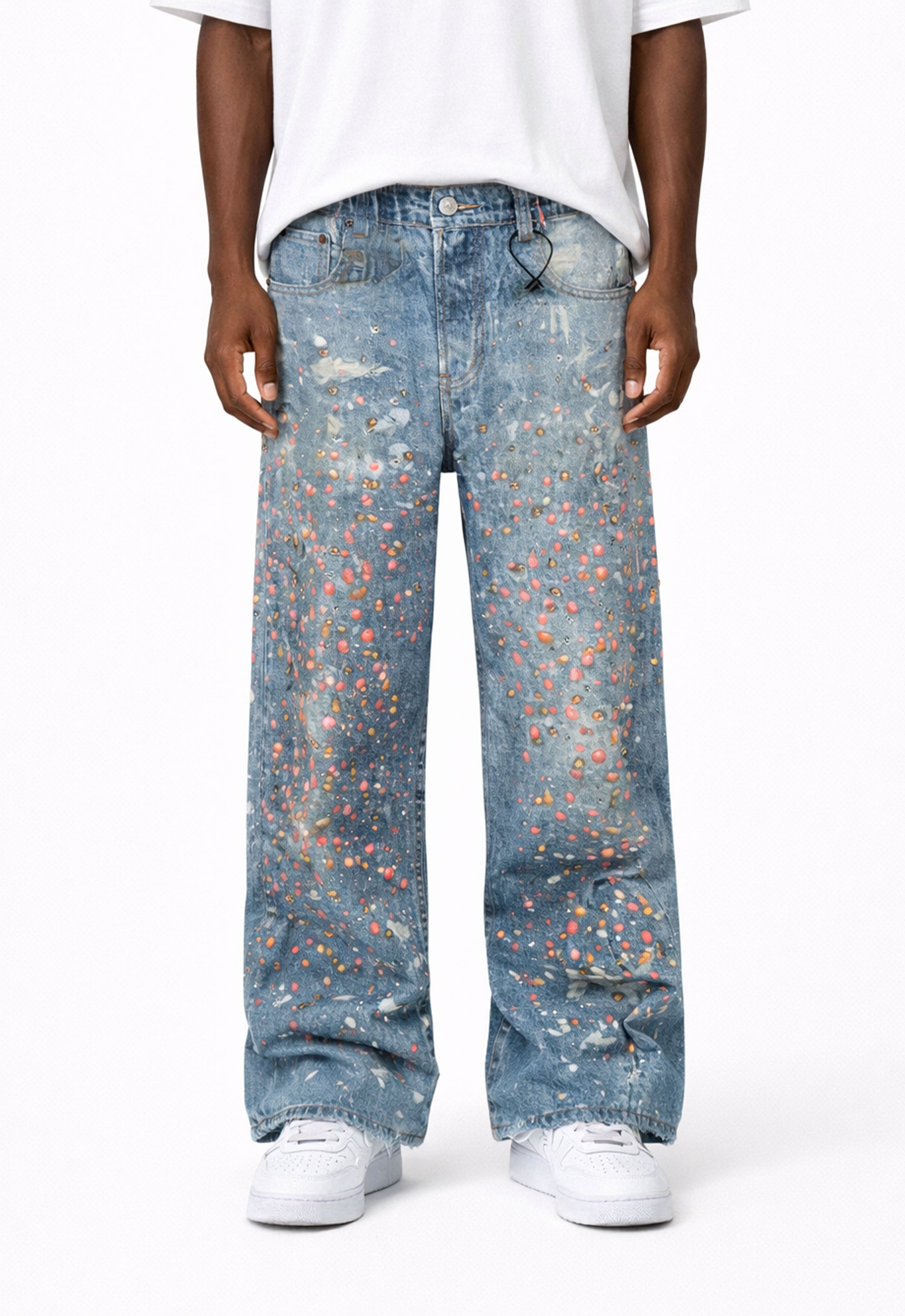 CANDY STUDDED DENIM Denim | STREETWEAR APPAREL | UNDEVELOPED