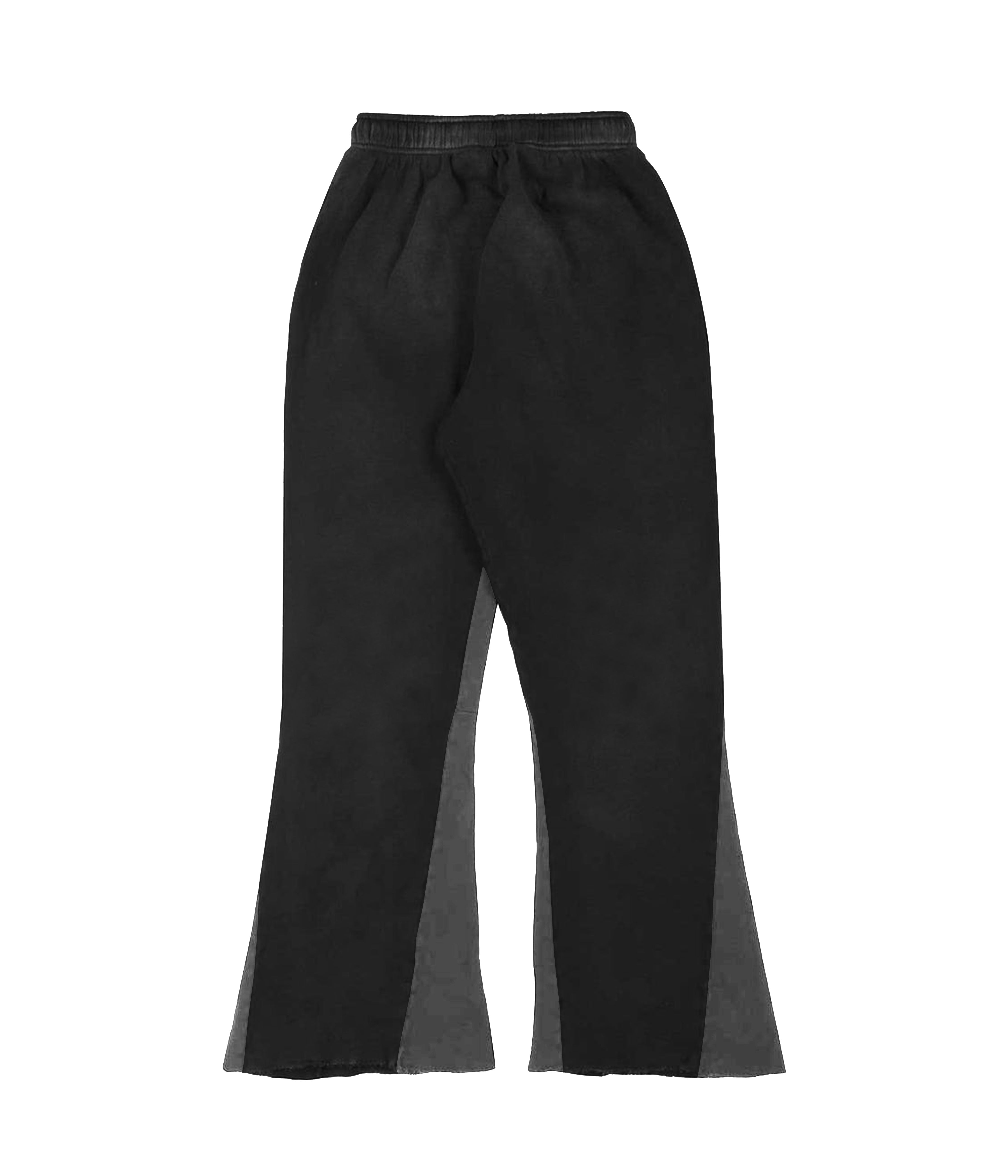 SPLIT FLARE SWEATPANTS (GREY) UNDEVELOPED