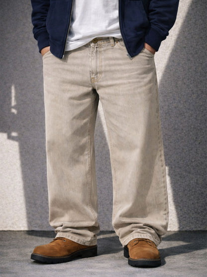 SAND RELAXED DENIM | STREETWEAR APPAREL | UNDEVELOPED