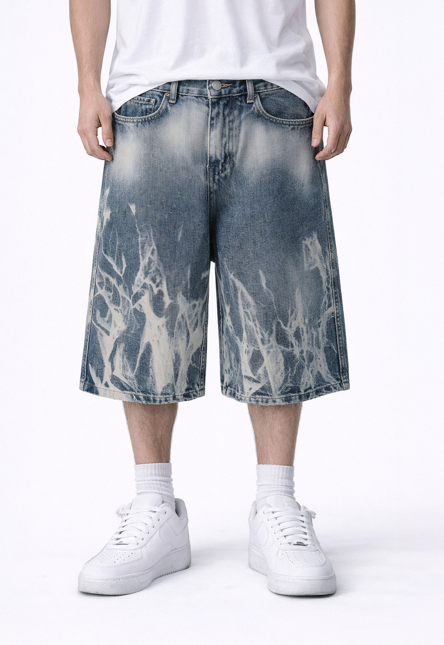 ACID DENIM SHORTS Denim Shorts | STREETWEAR APPAREL | UNDEVELOPED