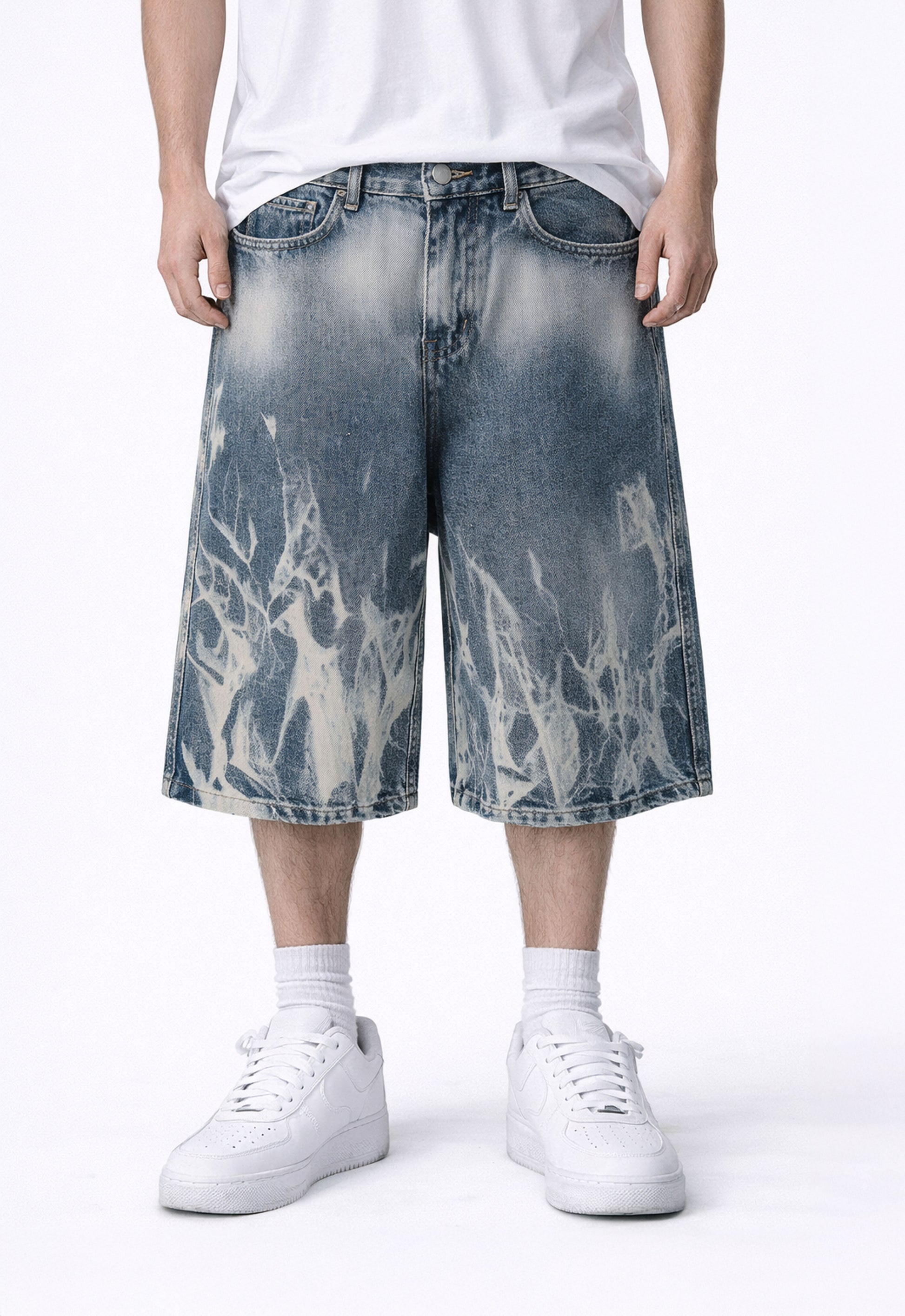 ACID DENIM SHORTS Denim Shorts | STREETWEAR APPAREL | UNDEVELOPED