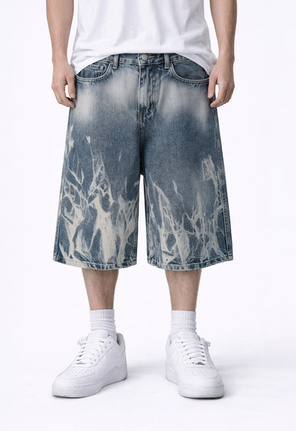 ACID DENIM SHORTS Denim Shorts | STREETWEAR APPAREL | UNDEVELOPED