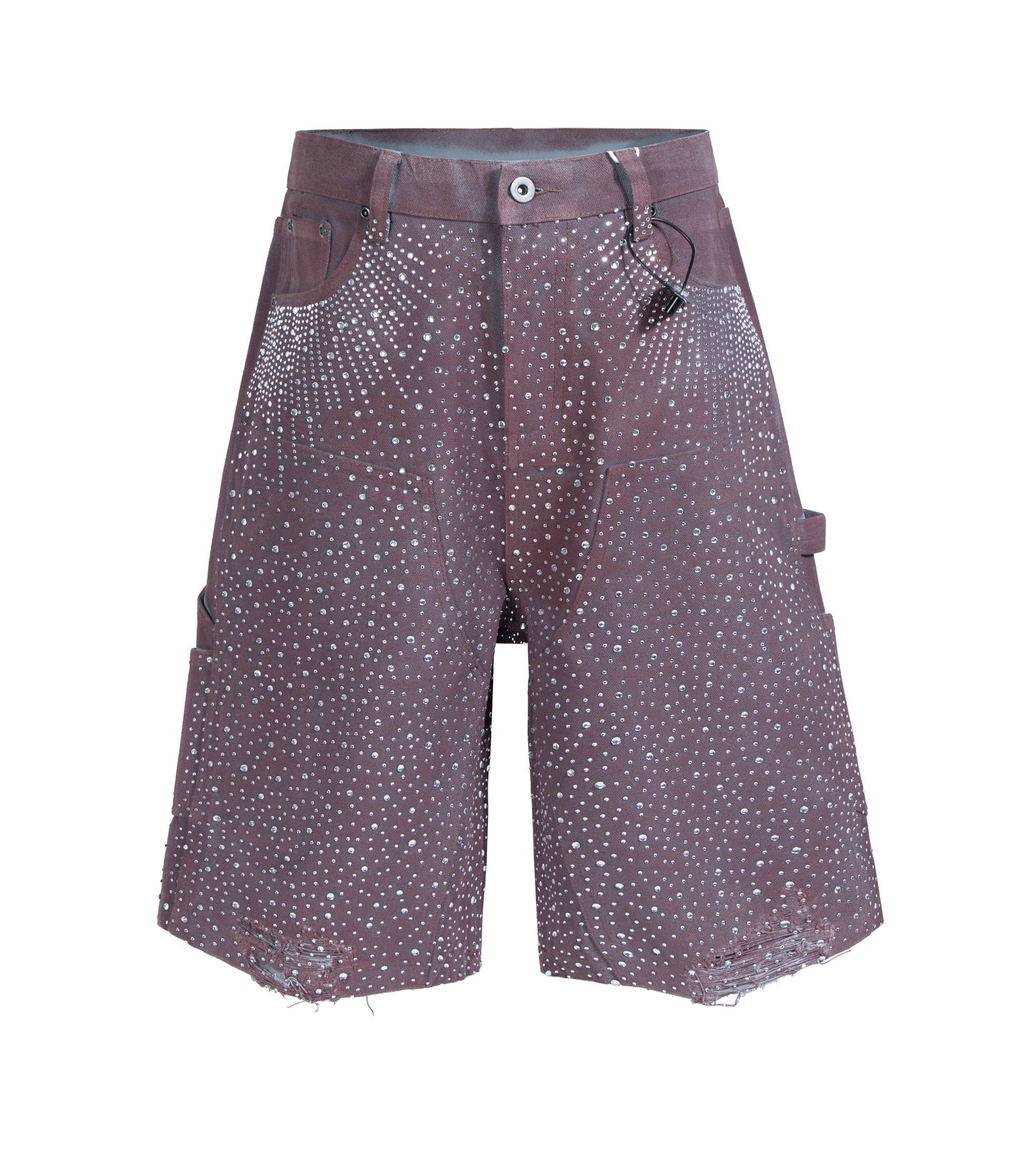 PLUM RHINESTONE SHORTS Shorts | STREETWEAR APPAREL | UNDEVELOPED