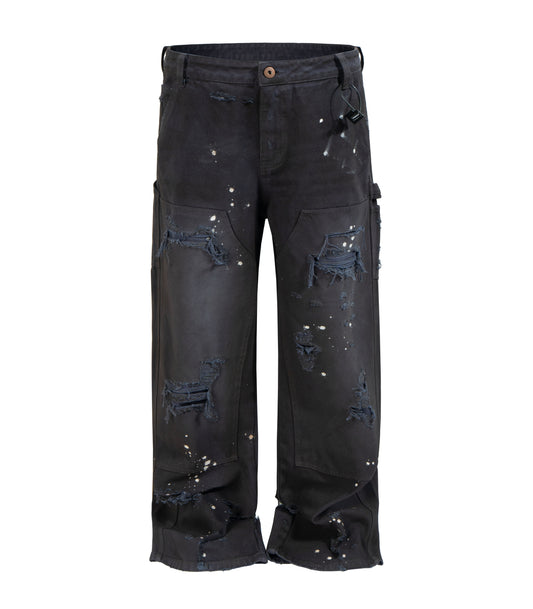 DESTROYED CARPENTER PANTS | STREETWEAR APPAREL | UNDEVELOPED