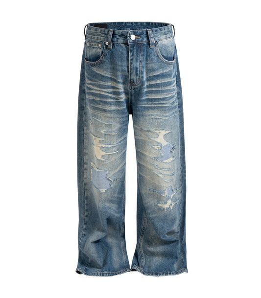 SANDWASH PATCHWORK DENIM | STREETWEAR APPAREL | UNDEVELOPED