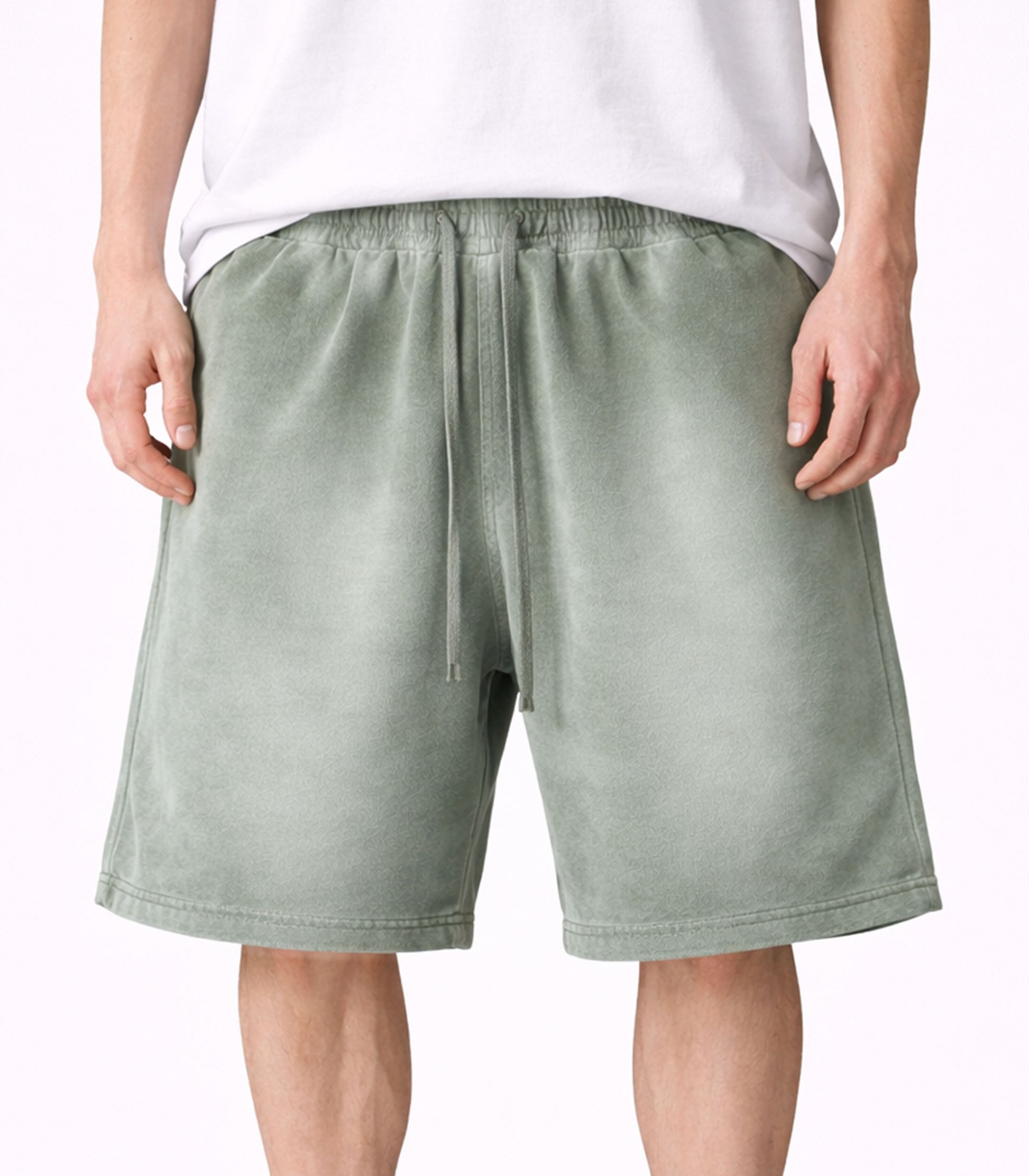 MINT SUNFADE SWEATSHORTS | STREETWEAR APPAREL | UNDEVELOPED