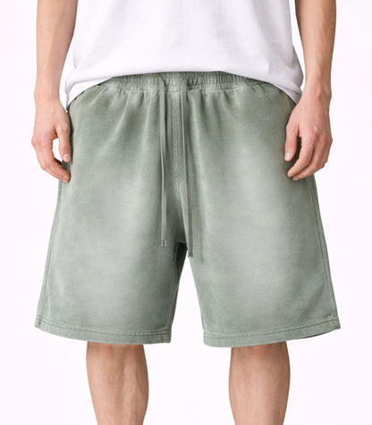 MINT SUNFADE SWEATSHORTS | STREETWEAR APPAREL | UNDEVELOPED
