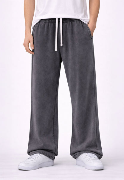 CHARCOAL OVER-DYE SWEATPANTS Sweatpants | STREETWEAR APPAREL | UNDEVELOPED