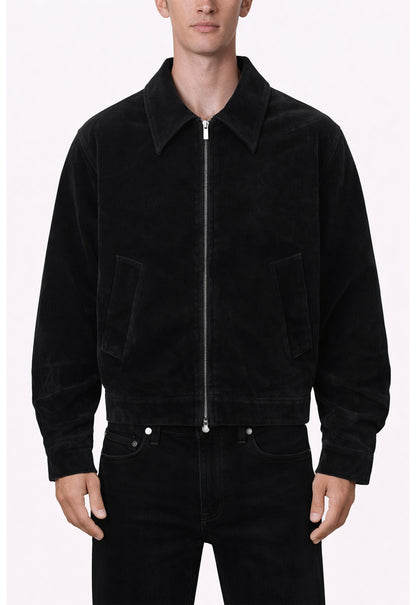 NOIR SUEDE WORK JACKET jackets | STREETWEAR APPAREL | UNDEVELOPED