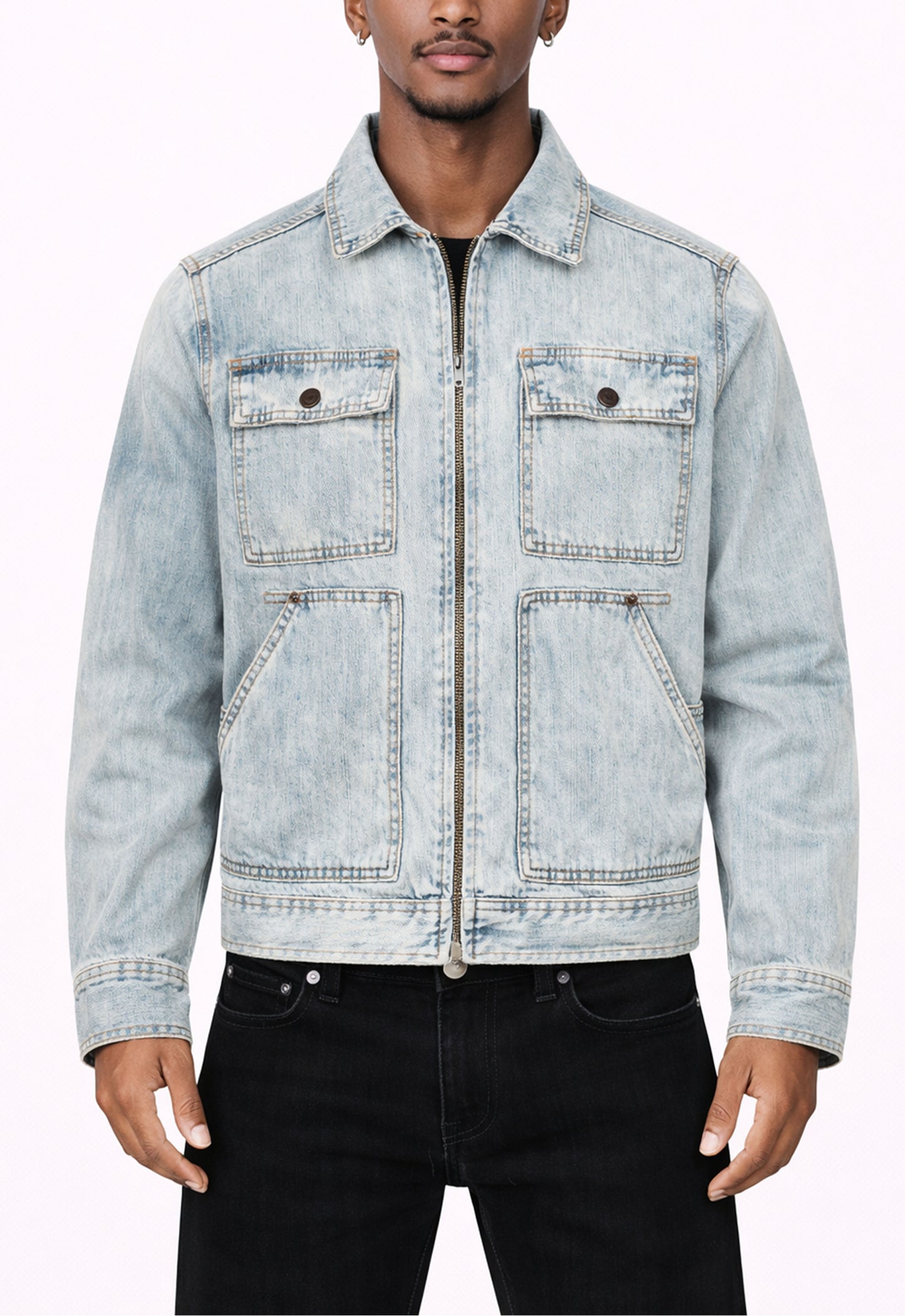 LIGHT DENIM JACKET jackets | STREETWEAR APPAREL | UNDEVELOPED
