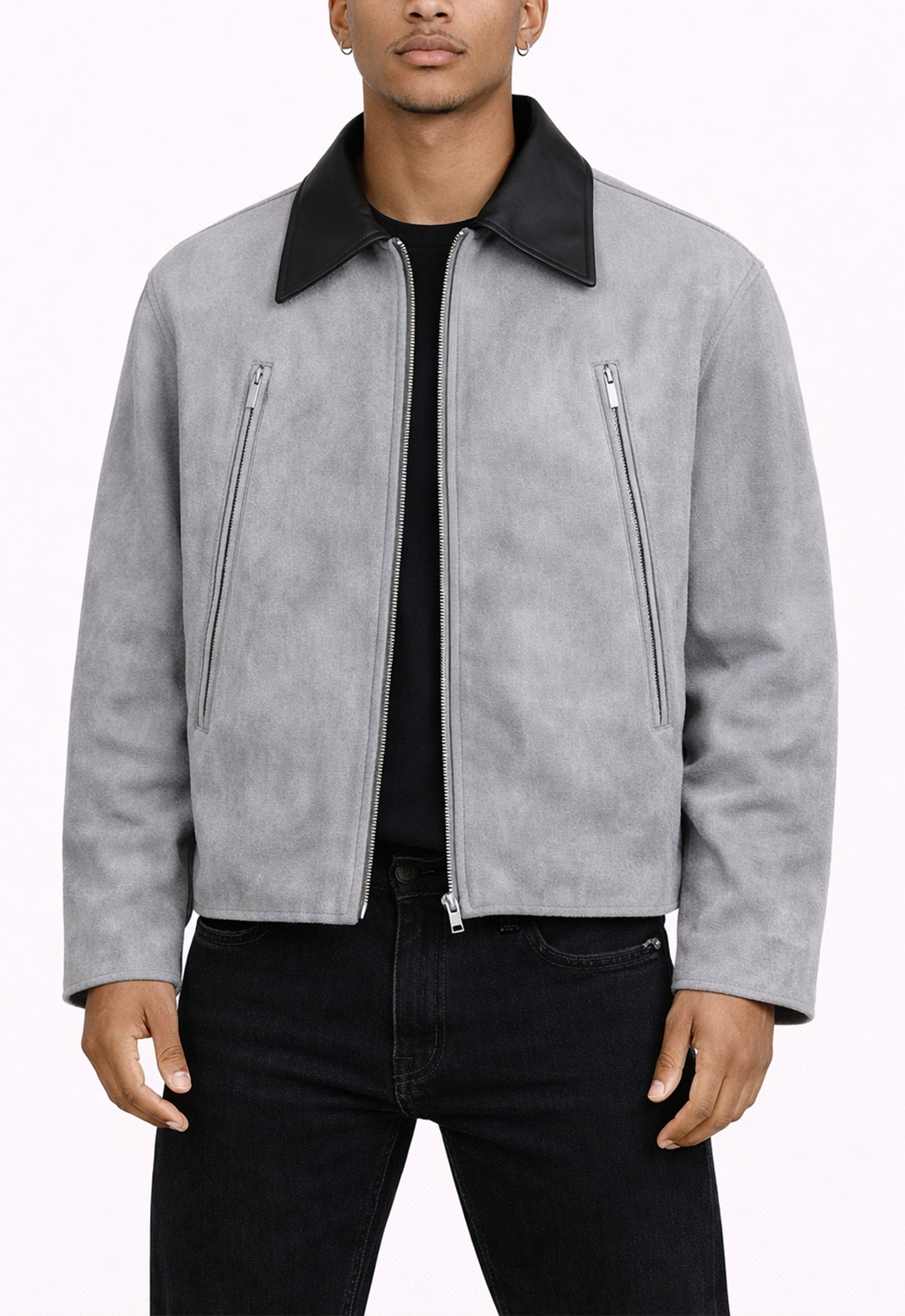 GREY SUEDE WORK JACKET jackets | STREETWEAR APPAREL | UNDEVELOPED
