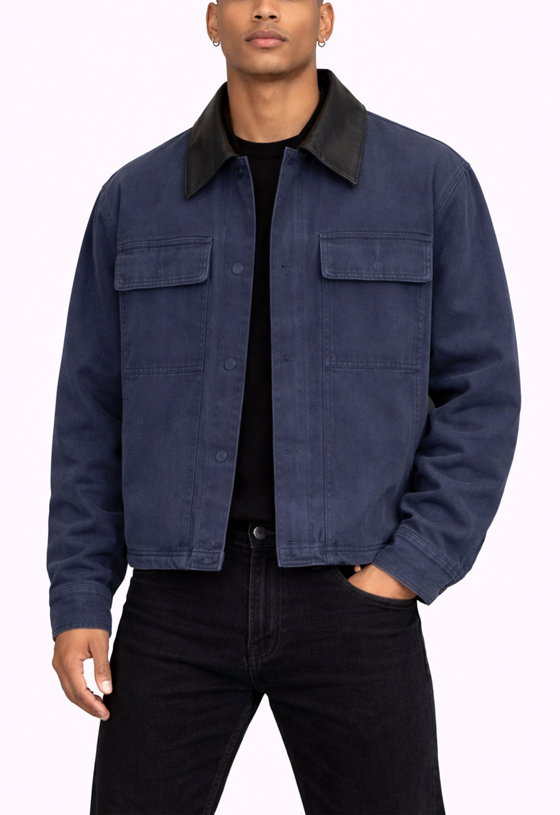 NAVY WORK JACKET jackets | STREETWEAR APPAREL | UNDEVELOPED
