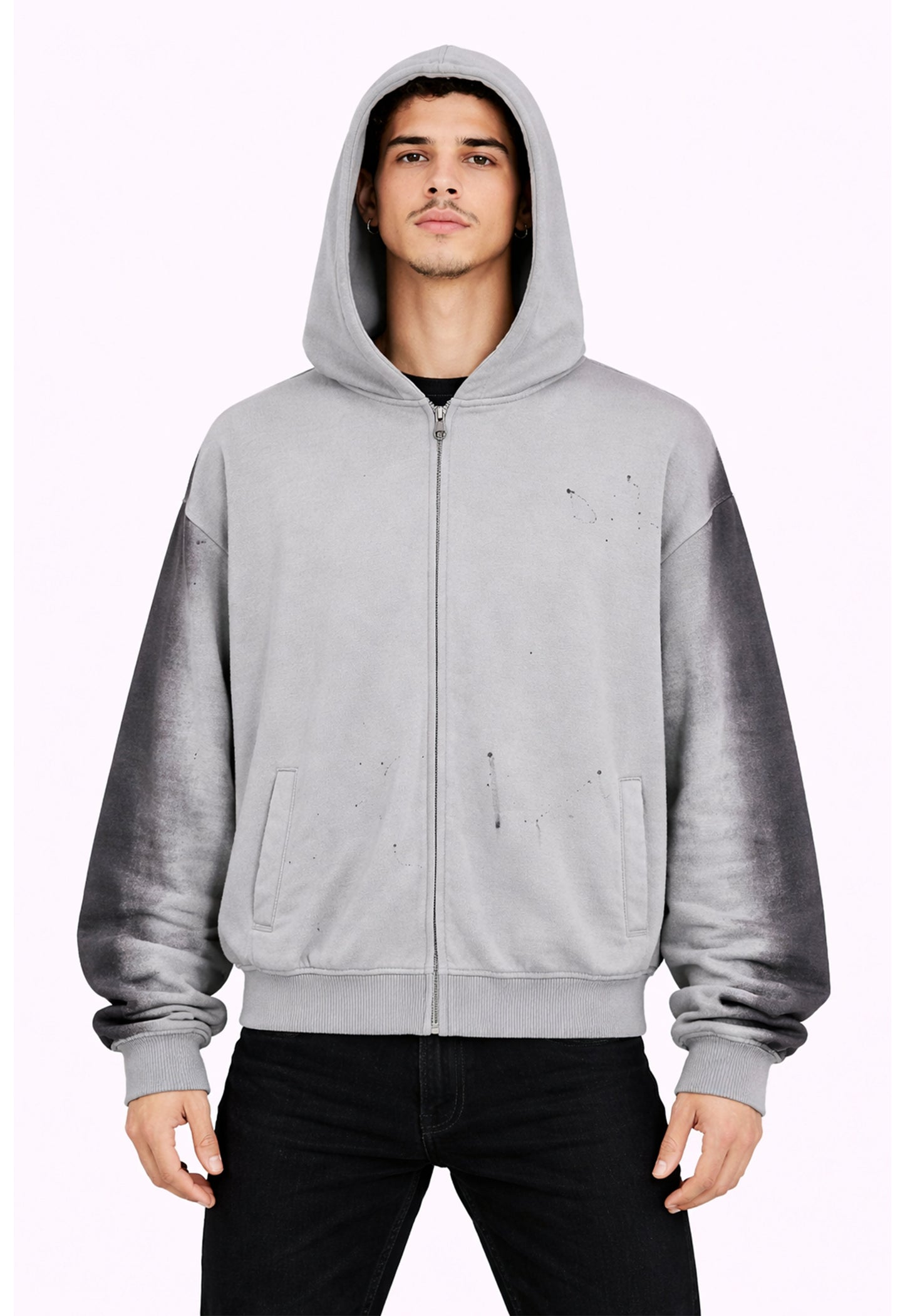 GREY PAINTERS HOODIE hoodies | STREETWEAR APPAREL | UNDEVELOPED