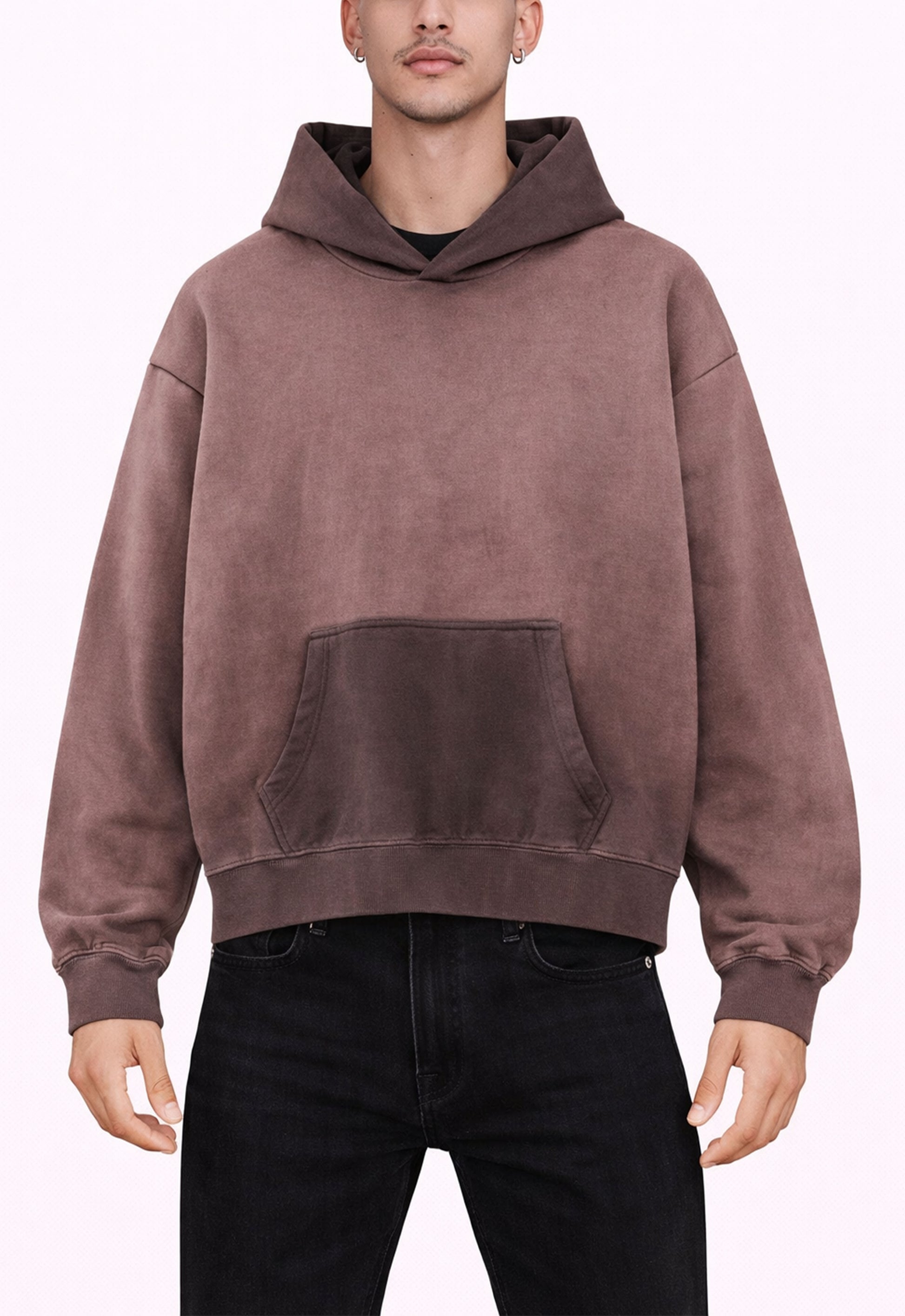 BROWN SUNFADE HOODIE Hoodies | STREETWEAR APPAREL | UNDEVELOPED