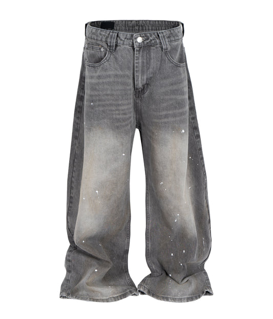 SLATE WIDEBOY SPLATTER DENIM | UNDEVELOPED
