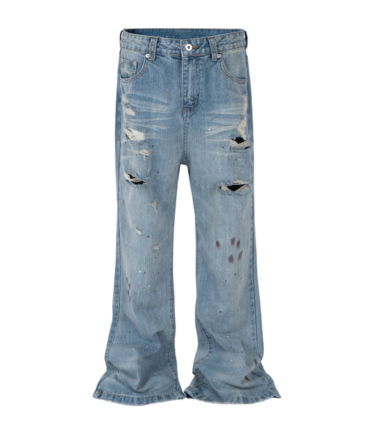 DISTRESSED PAINTERS DENIM | UNDEVELOPED