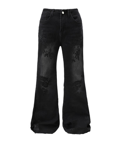 FLORAL FLARE DENIM | UNDEVELOPED