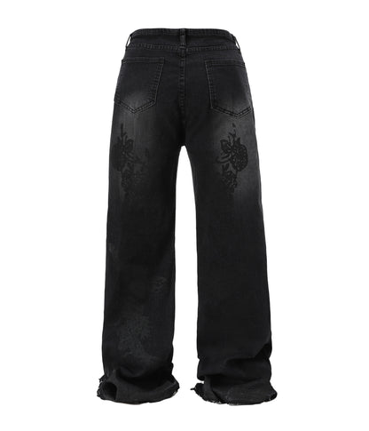 FLORAL FLARE DENIM | UNDEVELOPED