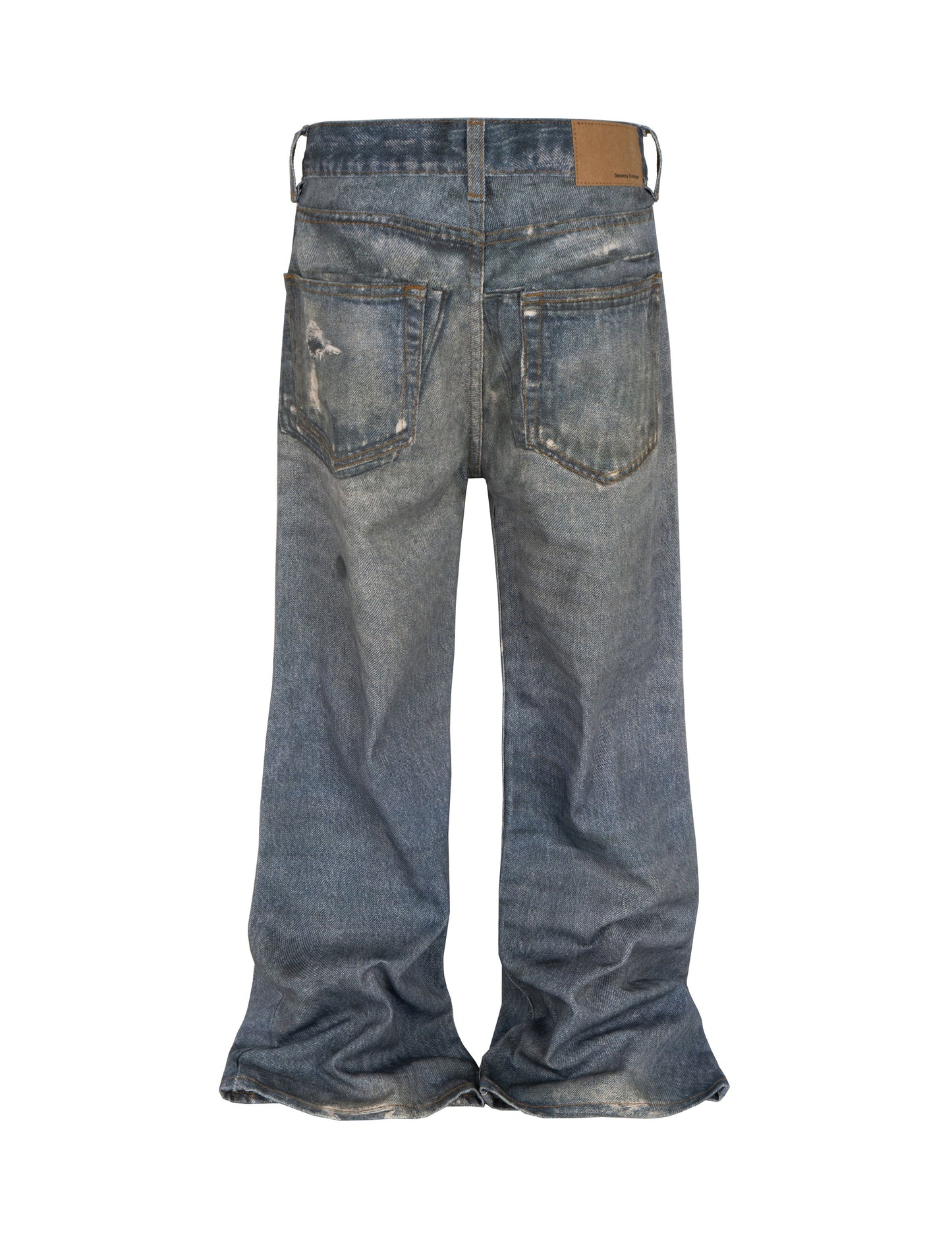 WIDEBOY DISTRESS PRINT DENIM denim | STREETWEAR APPAREL | UNDEVELOPED