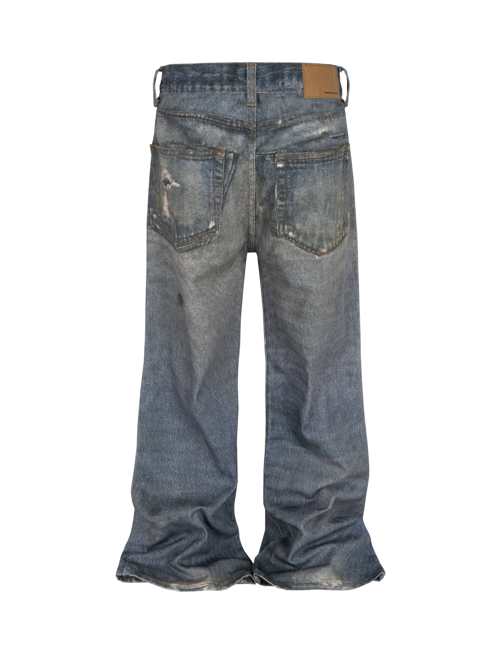 WIDEBOY DISTRESS PRINT DENIM denim | STREETWEAR APPAREL | UNDEVELOPED