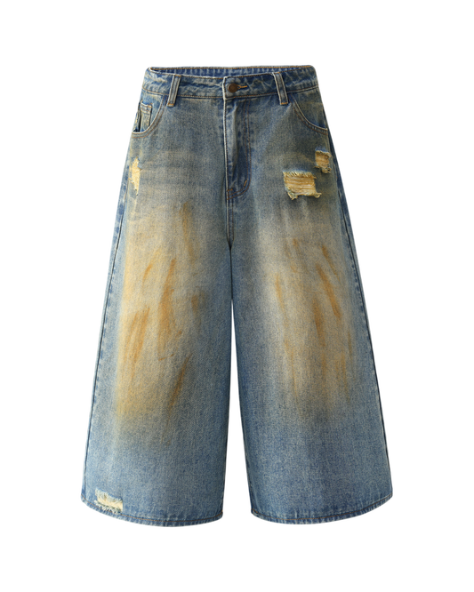 AZUL DIRT DENIM SHORTS — normalized product image