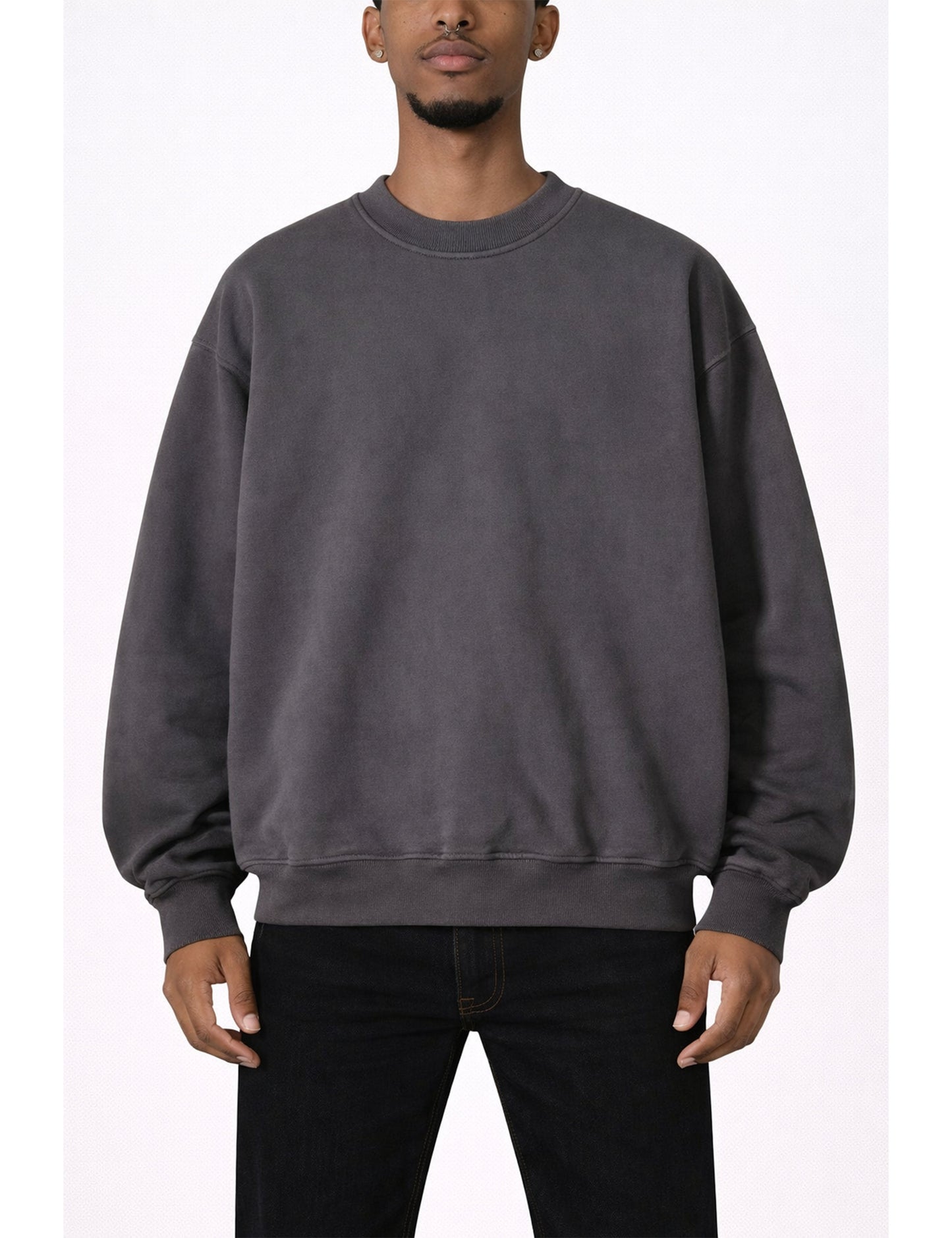 GREY VINTAGE CREWNECK Hoodies | STREETWEAR APPAREL | UNDEVELOPED