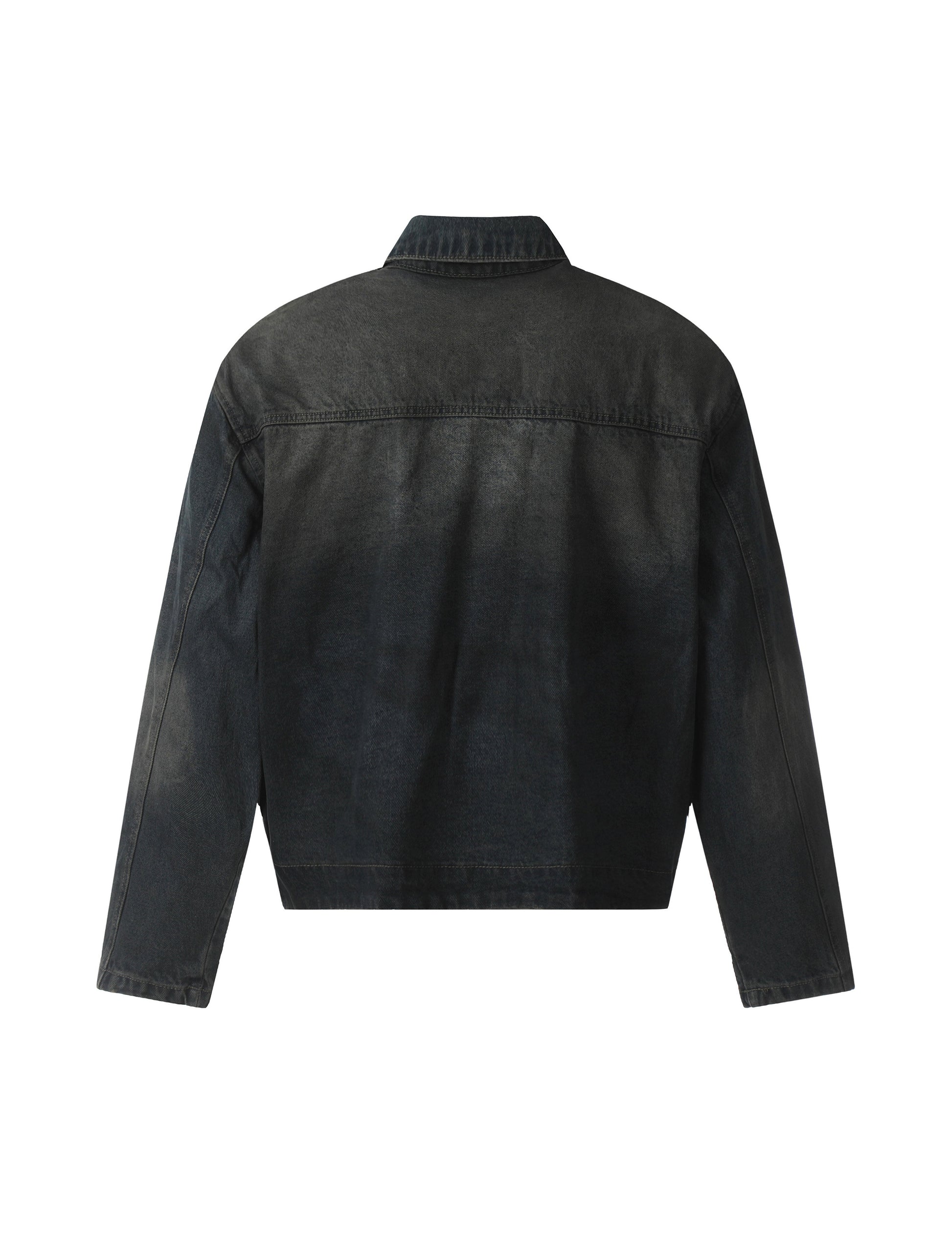 NOIR PATCHWORK WAXED DENIM JACKET Jackets | STREETWEAR APPAREL | UNDEVELOPED