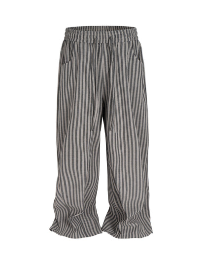 GREY STRIPED LOUNGE PANTS Cargo Pants | STREETWEAR APPAREL | UNDEVELOPED