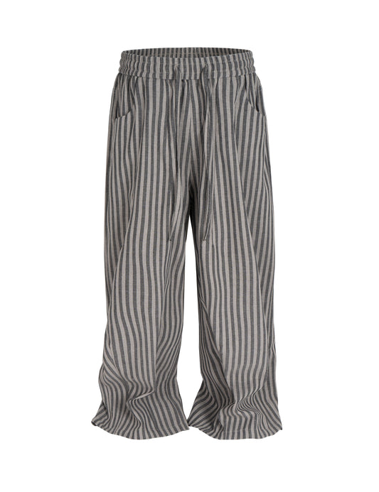 GREY STRIPED LOUNGE PANTS Cargo Pants | STREETWEAR APPAREL | UNDEVELOPED