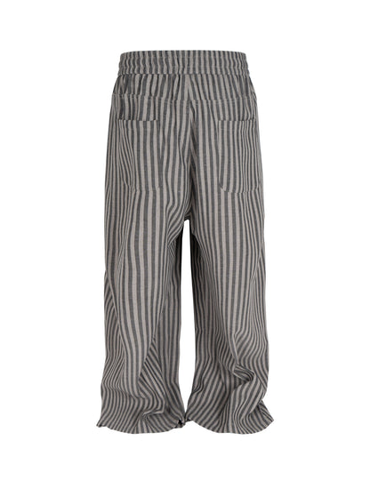 GREY STRIPED LOUNGE PANTS Cargo Pants | STREETWEAR APPAREL | UNDEVELOPED