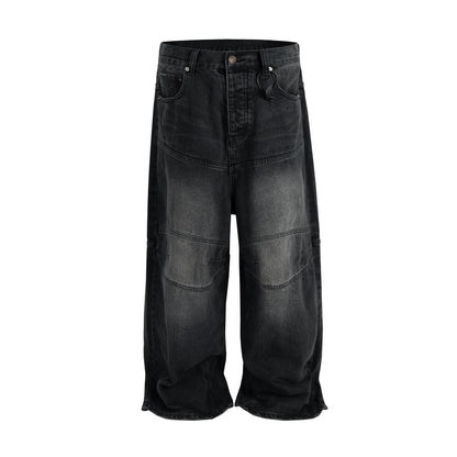 NOIR BAGGY BIKER DENIM | UNDEVELOPED