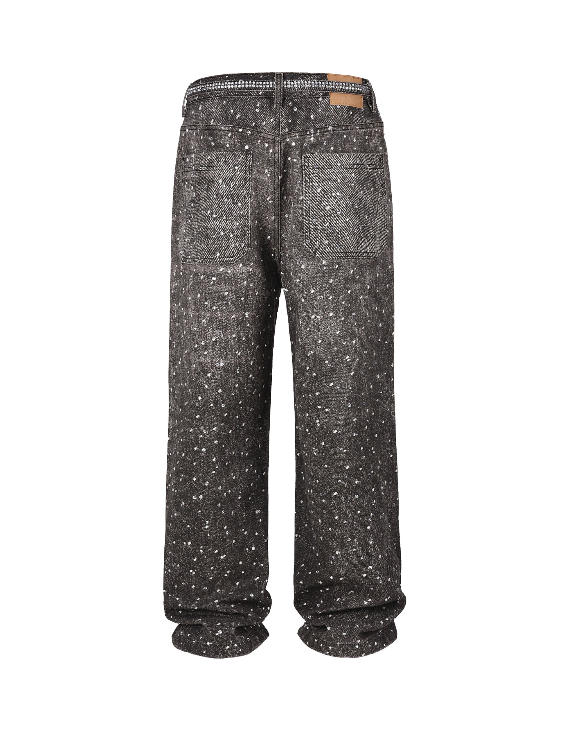 NOIR RHINESTONE DENIM Denim | STREETWEAR APPAREL | UNDEVELOPED