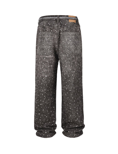 NOIR RHINESTONE DENIM Denim | STREETWEAR APPAREL | UNDEVELOPED