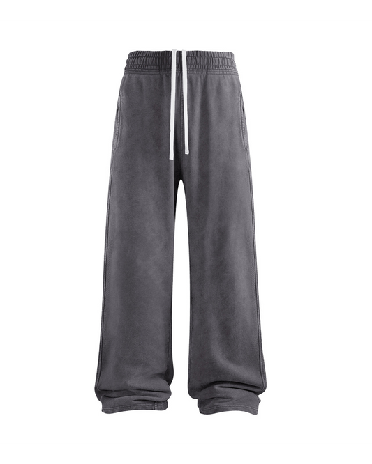 CHARCOAL OVER-DYE SWEATPANTS — normalized product image