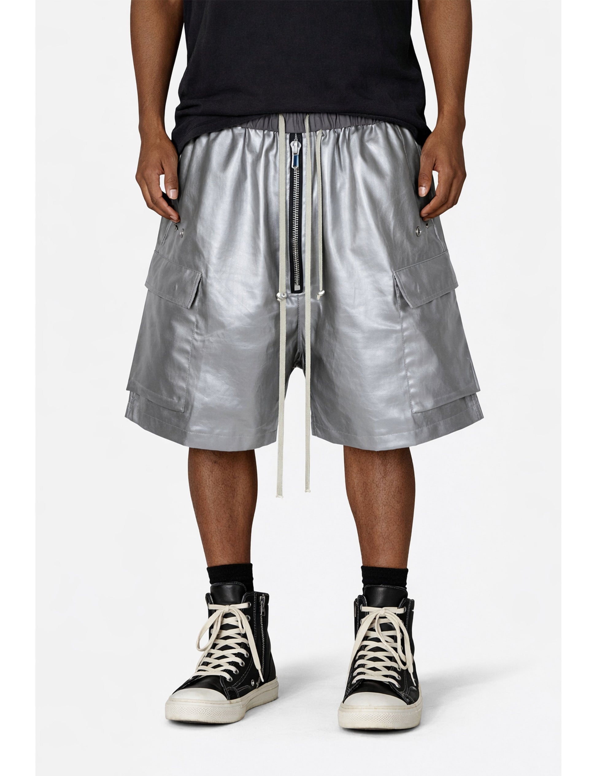 METALLIC SHINE CARGO SHORTS Cargo Shorts | STREETWEAR APPAREL | UNDEVELOPED