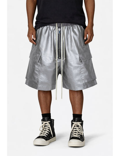 METALLIC SHINE CARGO SHORTS Cargo Shorts | STREETWEAR APPAREL | UNDEVELOPED