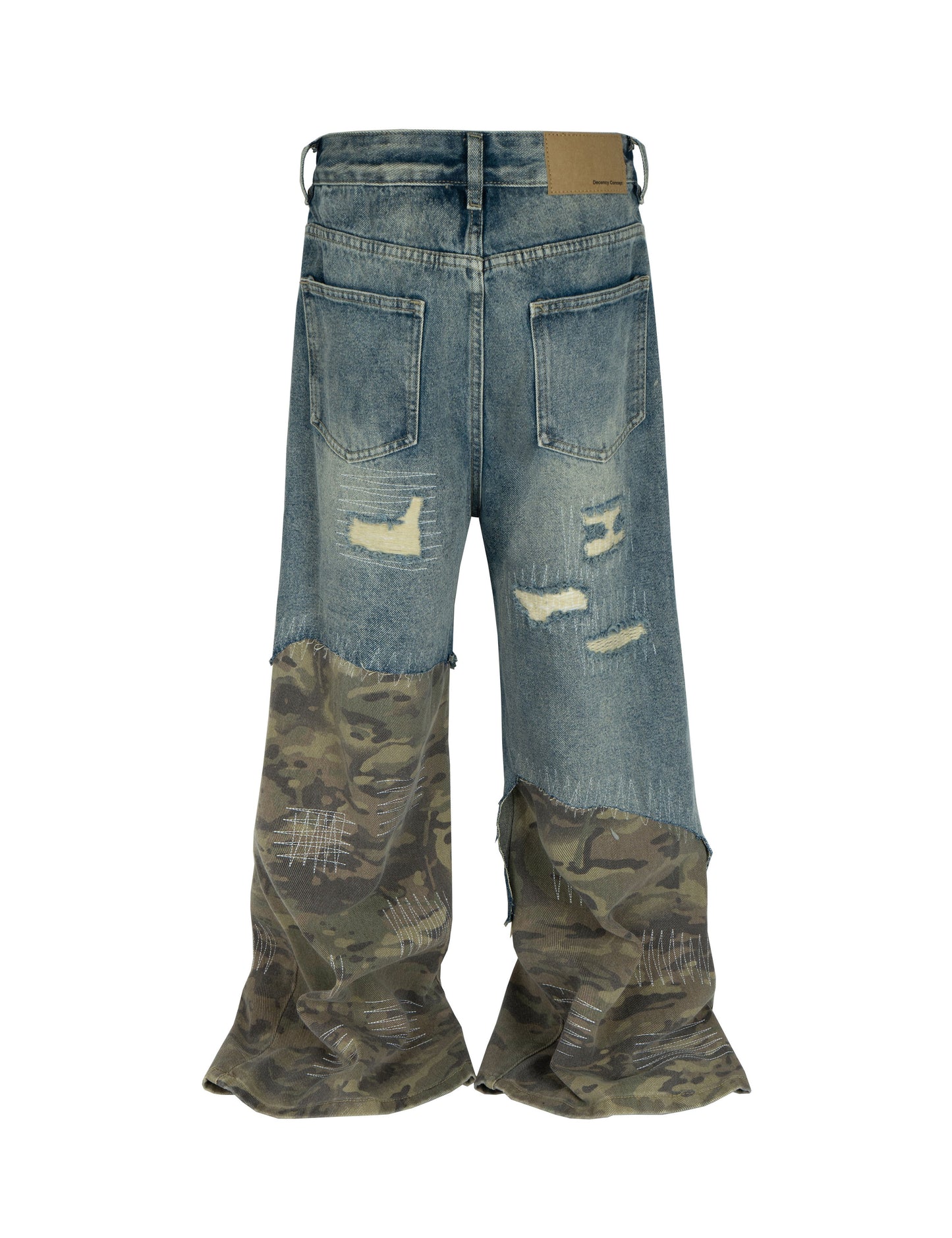 AZUL SCAB CAMO FLARE DENIM Denim | STREETWEAR APPAREL | UNDEVELOPED
