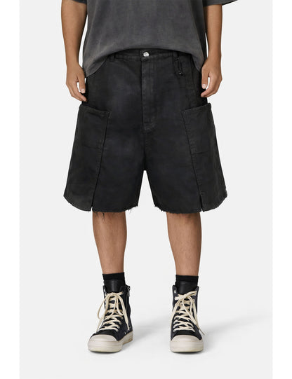 WAXED CARGO SHORTS Cargo Shorts | STREETWEAR APPAREL | UNDEVELOPED