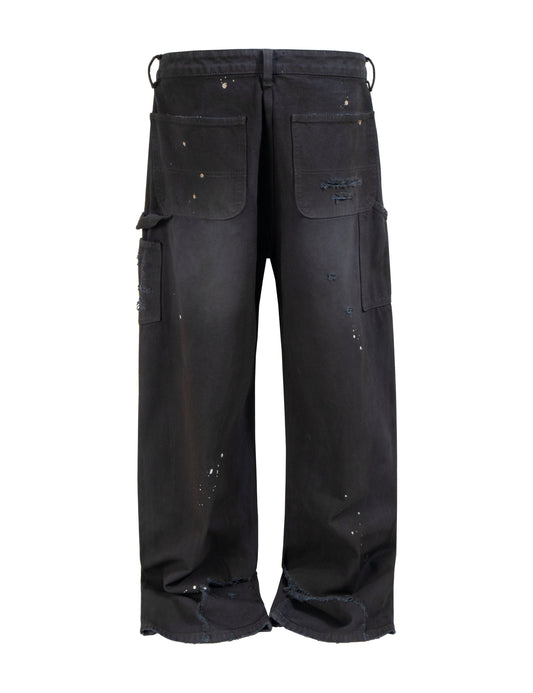 DESTROYED CARPENTER PANTS Pants | STREETWEAR APPAREL | UNDEVELOPED