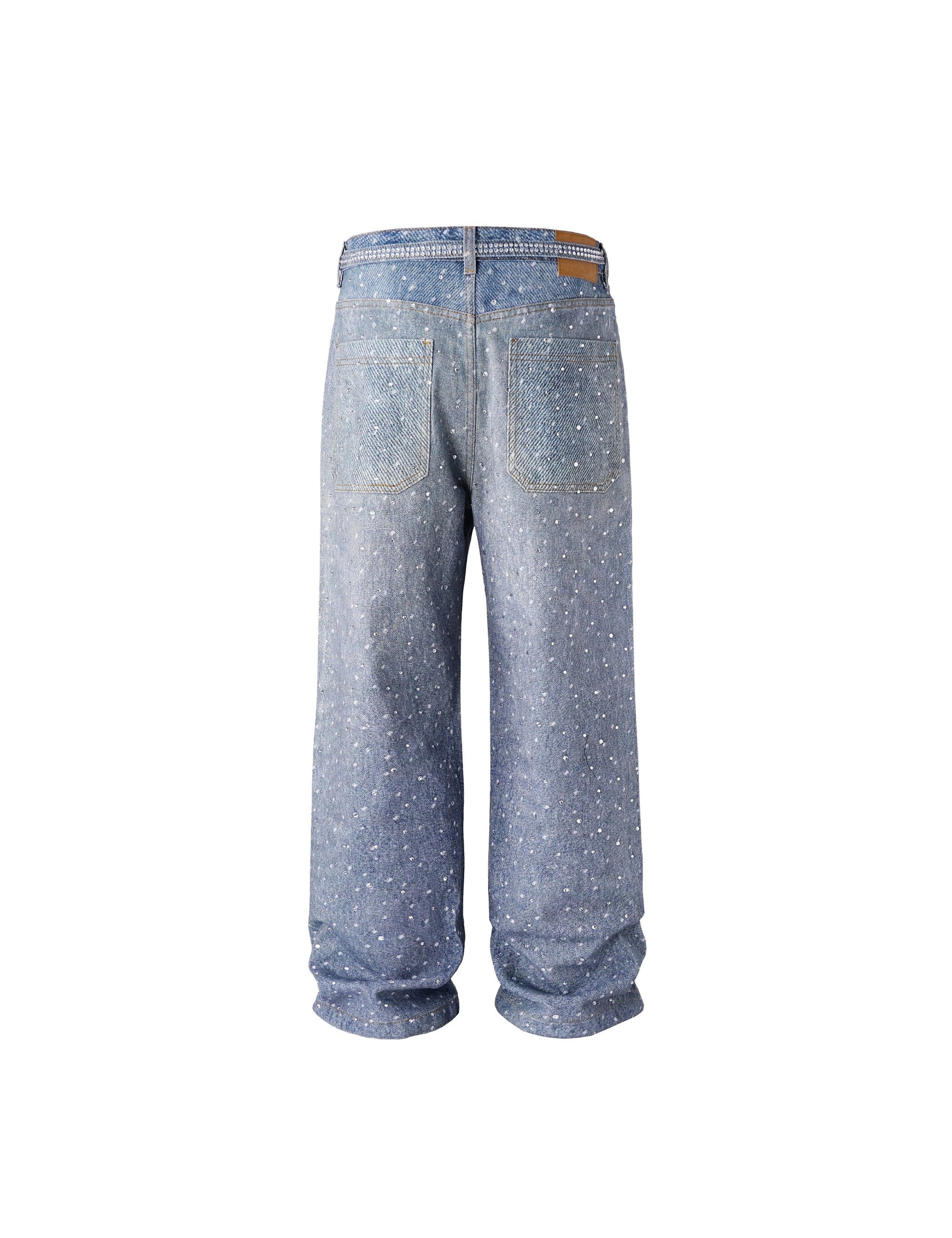 AZUL RHINESTONE DENIM Denim | STREETWEAR APPAREL | UNDEVELOPED