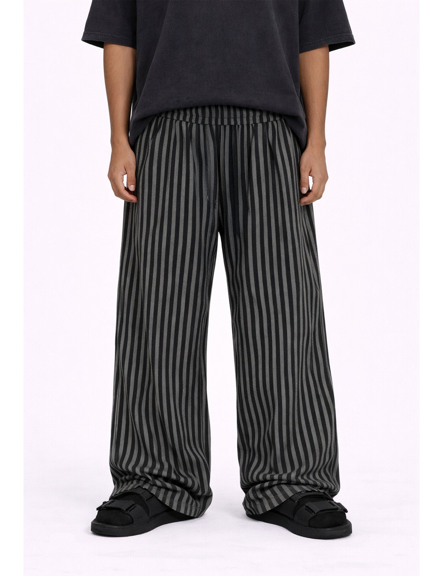 NOIR STRIPED LOUNGE PANTS Cargo Pants | STREETWEAR APPAREL | UNDEVELOPED