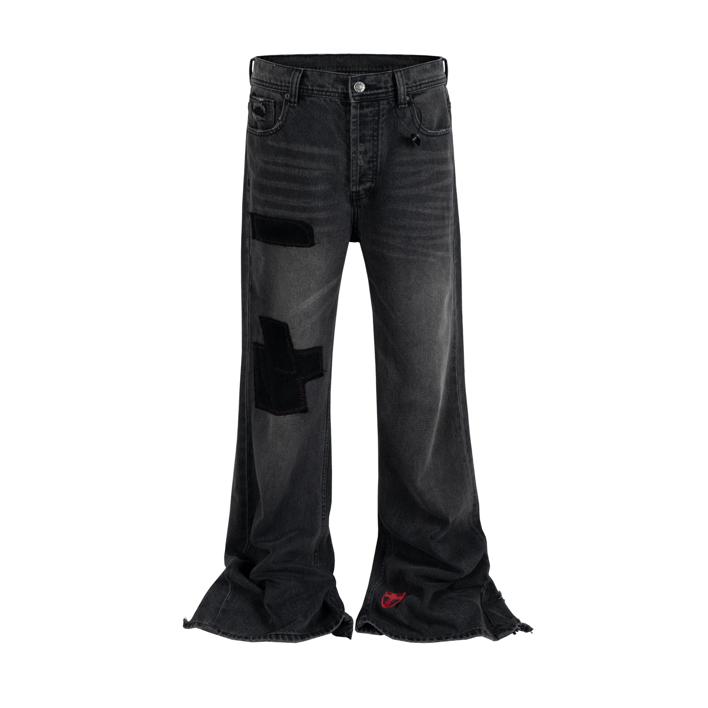 DARK PATCHWORK FLARE DENIM | UNDEVELOPED