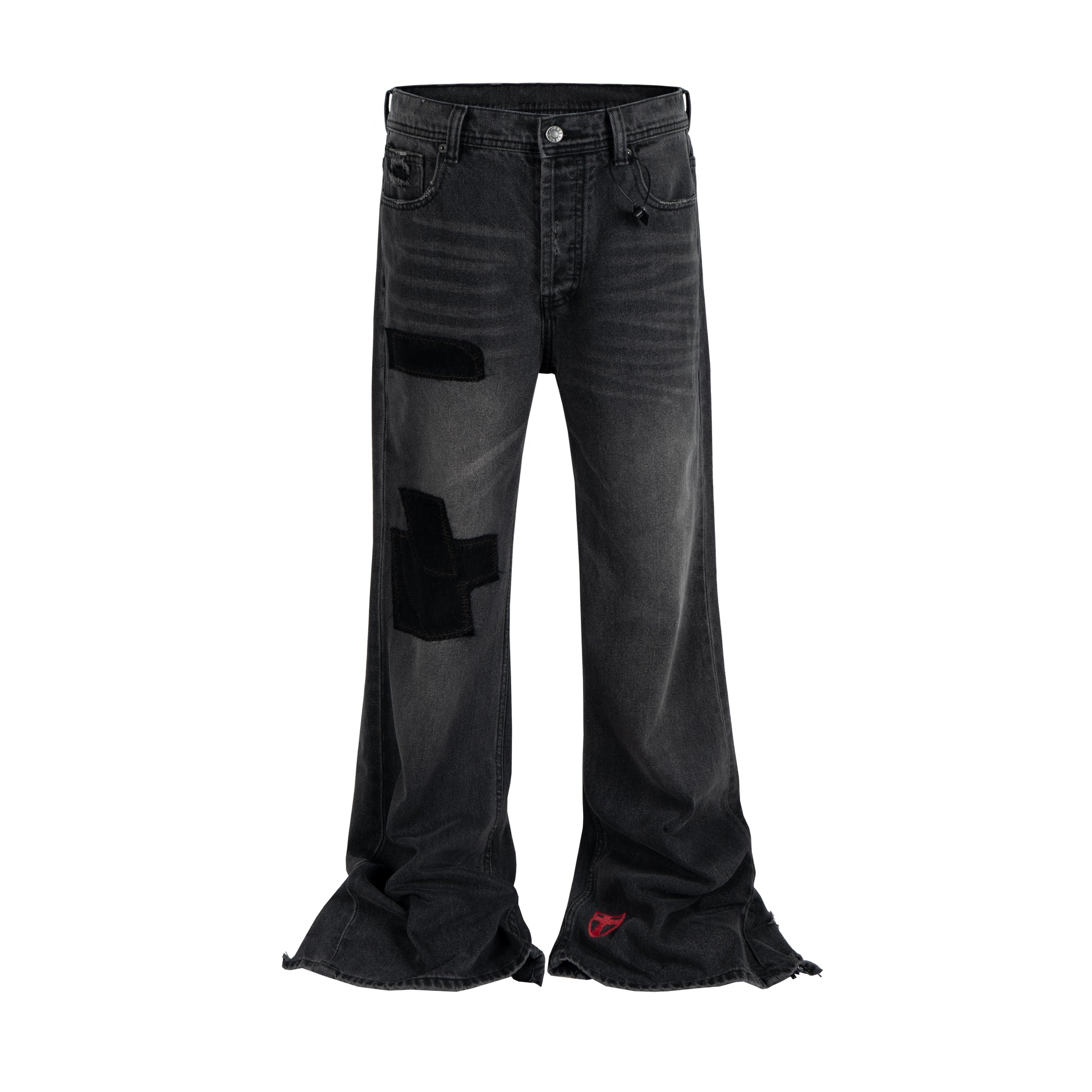 DARK PATCHWORK FLARE DENIM | UNDEVELOPED