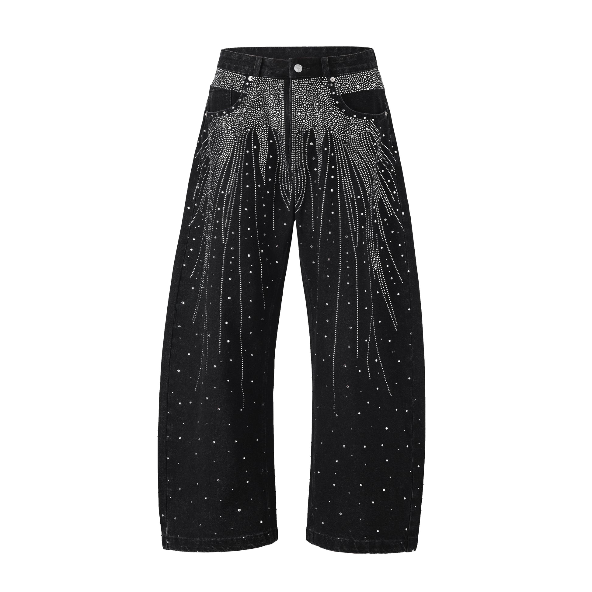 NOIR FLORAL RHINESTONE DENIM | UNDEVELOPED